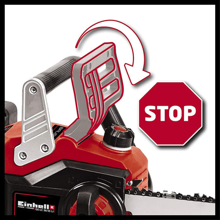Elettrosega a batteria GE-LC 36/35 con motore elettrico senza spazzole impugnatura antiscivolo