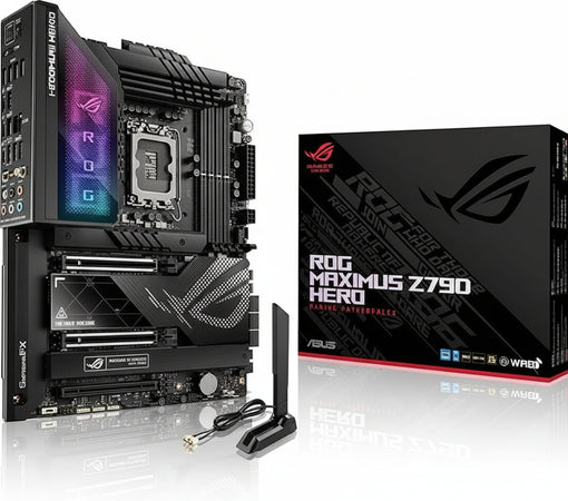ASUS ROG Maximus Z790 Hero Gaming Motherboard Socket Intel LGA1700 (ATX, DDR5 Memory, 5x M.2, PCIe 5.0, WiFi 6E, Thunderbolt 4, PCIe Slot Q-Release, Aura Sync)