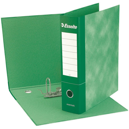 Raccoglitore ad anelli A4 "Essentials" faldone per ufficio con meccanismo a scatto dorso da 8 cm 75 gr