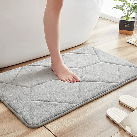 Tappeto da Bagno antiscivolo in Memory Foam assorbente 45 x 75 cm