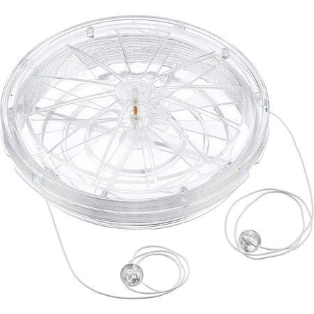 Aeratore termico tondo per finestre in vetro a chiusura manuale