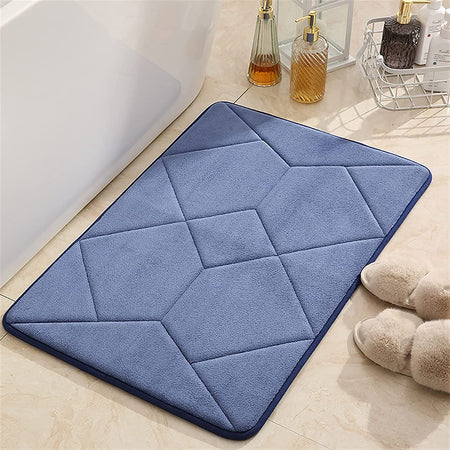 Tappeto da Bagno antiscivolo in Memory Foam assorbente 45 x 75 cm