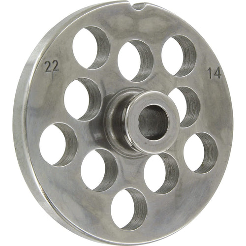 Piastra Professionale per Tritacarne numero 22 Reber in acciaio temperato