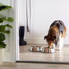 Ciotola per cani e gatti in acciaio inox con antiscivolo