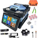 Elfcam - Fiber Optic Splicer S10 Pro Heart to Heart with 6 Motors and Kits Tool Kit and Accessories, Fiber Optic Welding Machine for FTTx