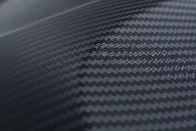 Baule portapacchi per auto effetto fibra di Carbonio da 480 lt "Made in Italy"