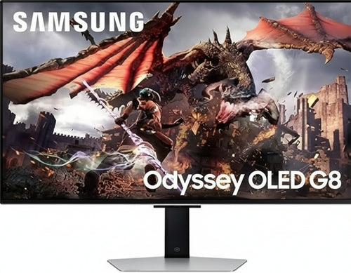 Samsung Odyssey G80SD OLED Gaming Monitor, 32 Inches, 4K AI Upscaling, UHD Screen, 3840 x 2160, 240 Hz, 0.03 ms Response Time (G/G), Nvidia G-Sync and AMD FreeSync Premium Pro, LS32DG800SUXEN