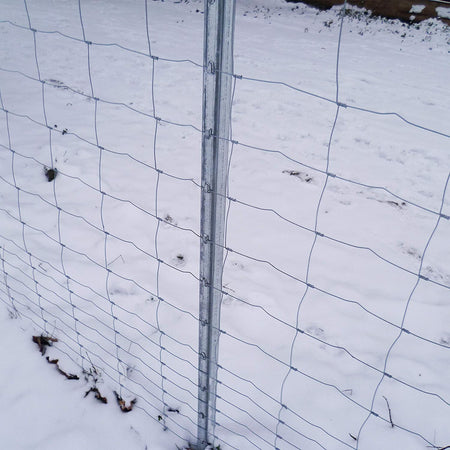 Rete pastorale da 50 mt per allevamenti di pecore in zone boschive, protezione da animali selvatici maglia 12x15 mm