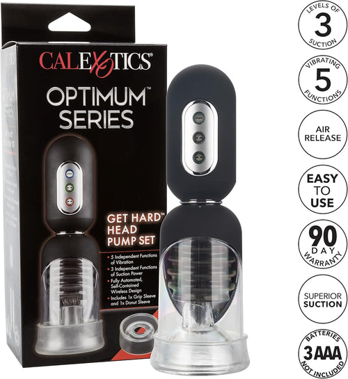 Calexotics Optimum stimolatore glande 3 x Suzioni 5 x Vibrazioni masturbatore uomo