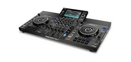 Denon DJ SC LIVE 4 Standalone DJ Controller with Stem Separation on 4 Decks, WiFi Streaming, Internal Speakers, Serato DJ and Virtual DJ Compatible