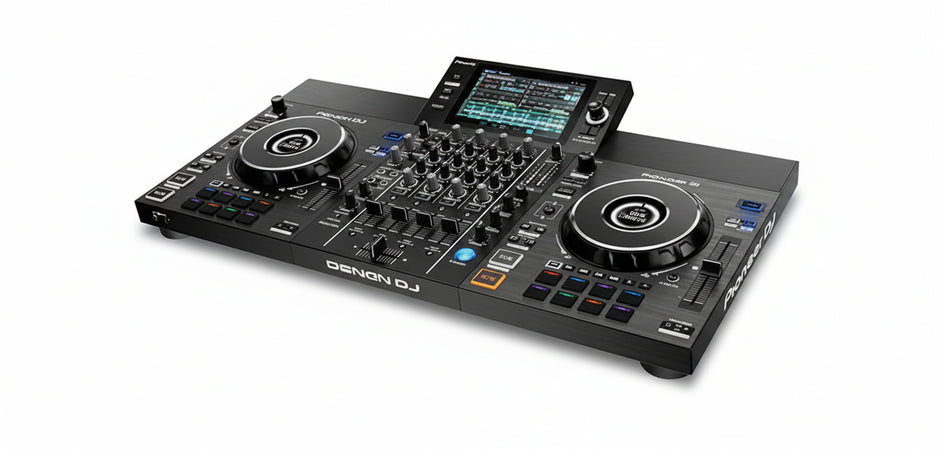 Denon DJ SC LIVE 4 Standalone DJ Controller with Stem Separation on 4 Decks, WiFi Streaming, Internal Speakers, Serato DJ and Virtual DJ Compatible