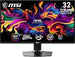 MSI MAG 321UPX QD-OLED 31.5 Inch 4K UHD Gaming Monitor - 3840 x 2160 Quantum Dot OLED Panel, 240Hz / 0.03ms, 99% DCI-P3, E2, DisplayHDR True Black 400 - DP 1.4a, HDMI 2.1, USB Type-C