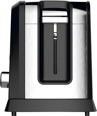 SOGO Tostapane 2 fette con finestra in vetro / 900W / una fessura larga / scongelamento e riscaldamento /