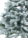 Albero di natale innevato con tronco, in PE Effetto Real Touch + Flock h 180 cm
