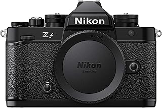 Nikon Z f Full Frame Camera, 24.4MP, 4K Video, Pixel Shift, Magnesium Alloy Housing, Tilt and Rotating Touch Monitor