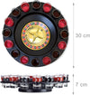 Gioco da tavola Roulette con 16 bicchieri in vetro scatola regalo