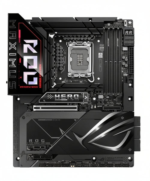 ASUS ROG Maximus Z890 Hero BTF Gaming Motherboard Socket Intel LGA 1851 (ATX, DDR5, WiFi 7, 3X PCIe 5.0 M.2, 3X PCIe 4.0 M.2, 2X Thunderbolt 4, Hidden Connector Design)