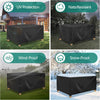 Cover protettiva per Salottini, impermeabile, resistente e ideale per l’esterno 300 x 200 x 80 cm