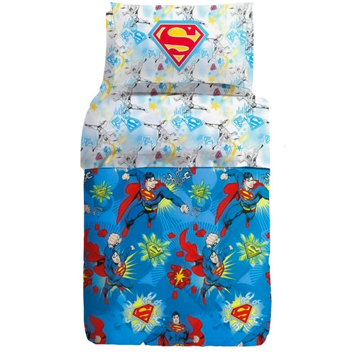 Caleffi Trapunta Superman Dinamic per Letto Singolo 1P D55 - Passarelli Biancheria