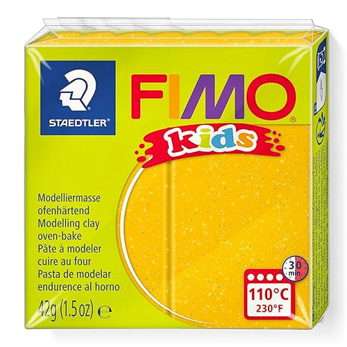 STAEDTLER - FIMO KIDS - 42gr - PASTA DA MODELLARE TERMOINDURENTE - COLORE ORO