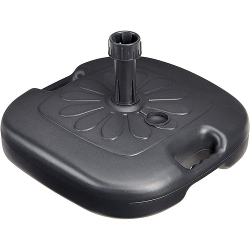 Base in plastica per ombrellone da giardino e mare, riempibile con acqua e sabbia