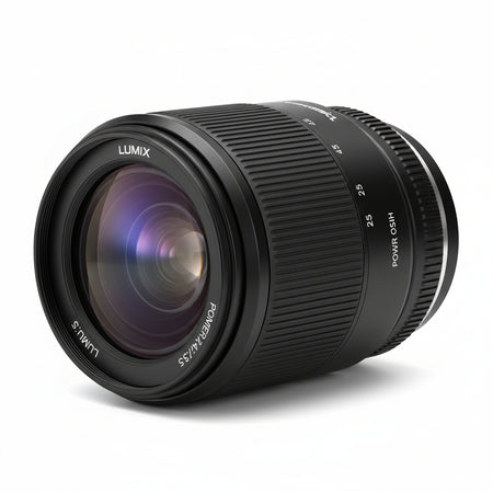 Panasonic H-HS043E-K - Obiettivo, Distanza Focale 42.5 mm, Apertura F1.7, Misura Filtro 37 mm