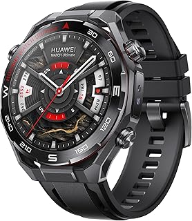 HUAWEI Watch Ultimate 2 Smart Watch, GPS, 20 ATM, Health Insights, Emotional Wellbeing, Sleep Health, Sonar Based Underwater Communication, eSIM Mobile Calls without Smartphone, Black