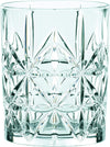 Set 6 Bicchieri da Whisky e cocktail in vetro intagliato 330 ml