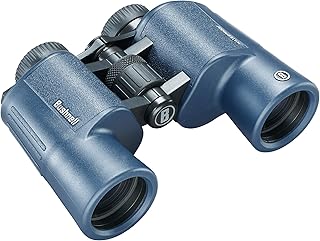 Bushnell - H2O 2 - Binoculars - 12x42 Dark Blue Porro - Fully Multi-Coated - Waterproof/Anti-Fog - Rotating Eyecups - Water Sports - Boats