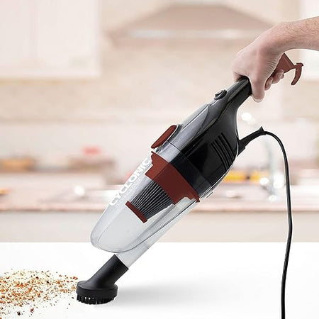 SOGO Aspirapolvere  2 in 1 ciclonico verticale e a mano senza sacco HEPA 3 accessori 600W