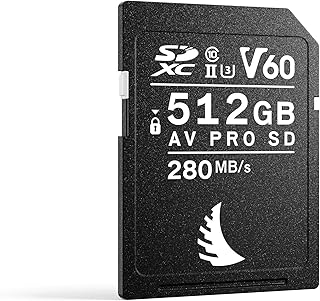 Angelbird - AV PRO SD V60 MK2-512GB - SDXC UHS-II memory card - Widely compatible - up to 6K - for high-resolution photography, ultra-fast continuous shooting and easy video production