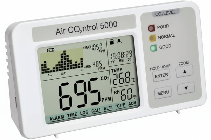 TFA Dostmann - 31.5008.02 AIRCO2NTROL 5000 - Misuratore di CO2 con registratore di dati