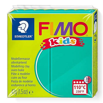 STAEDTLER - FIMO KIDS - 42gr - PASTA DA MODELLARE TERMOINDURENTE - COLORE VERDE