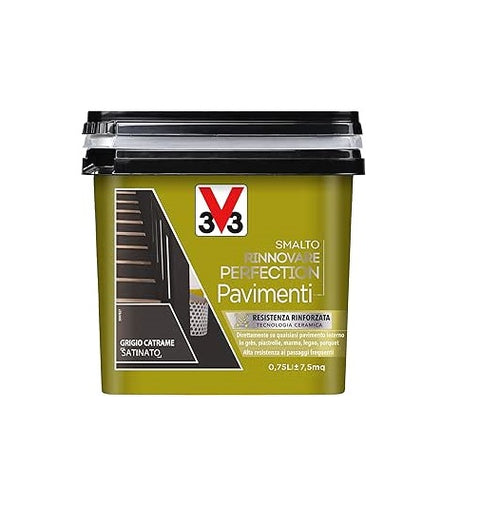 V33 - SMALTO RINNOVARE PERFECTION PAVIMENTI 750ML GRIGIO CATRAME SATINATO
