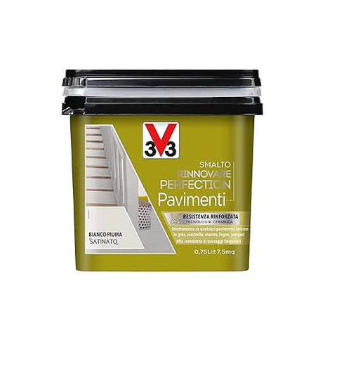 V33 - SMALTO RINNOVARE PERFECTION PAVIMENTI 750ML BIANCO PIUMA SATINATO