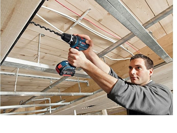 BOSCH - PROFESSIONAL TRAPANO AVVITATORE ABATTERIA GSR18V 18.0V LITIO- 4Ah MANDRINO AUTOSERRANTE 13MM 2 BATTERIE