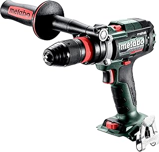 metabo BS 18 LTX-3 BL Q I Metal Cordless Drill - 18 V, 3-Speed, 130 Nm Torque - Brushless Motor, Quick Change Drill Chuck, Compact & Powerful, Ideal for Metal Wood Steel - Includes metaBOX 145 L