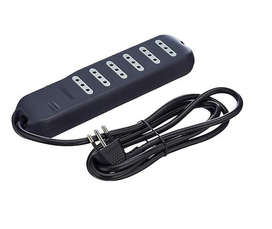BTICINO - SLIM6-PR.6X2P+T 10A 1,5M INT. GRIGIO