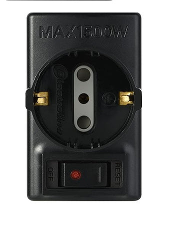 ELECTRALINE - ADATT. 1 SCHUKO +2 10/16A OVER LAOD NERA