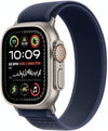 Apple Watch Ultra 2 (GPS + Cellular 49mm) Smartwatch, Sport Watch with Titanium Case in Nature and Trail Loop in Blue (M/L) Fitness Tracker, Precise GPS, Extra Long Battery Life