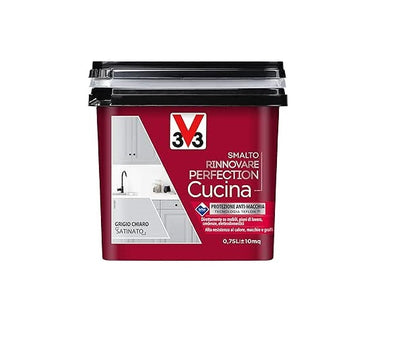 V33 - SMALTO RINNOVARE PERFECTION CUCINA 750ML GRIGIO CHIARO SATINATO