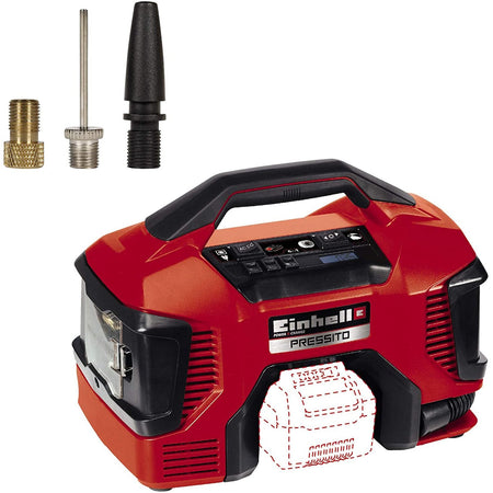 Compressore ibrido con batteria o con cavo di corrente con pompa ad alta e bassa pressione