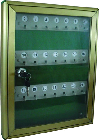 BLINKY - BACHECA PORTACHIAVI IN ALLUMINIO 24 POSTI MISURE 29x37x4 CM