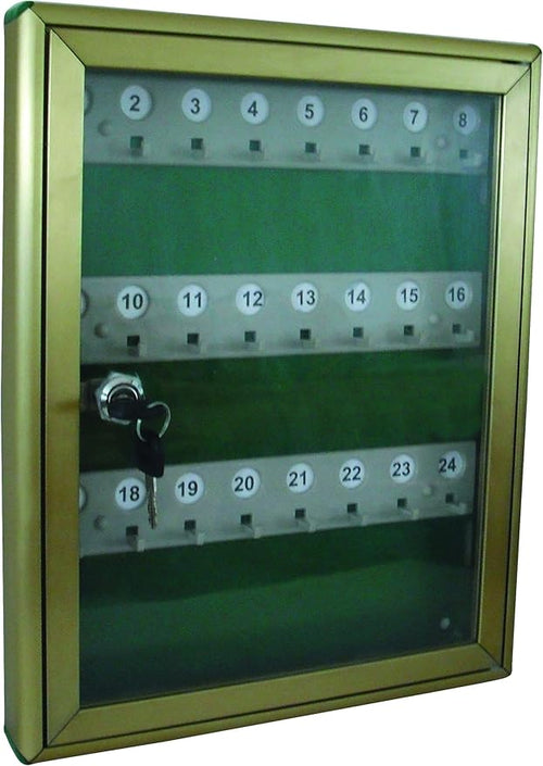 BLINKY - BACHECA PORTACHIAVI IN ALLUMINIO 24 POSTI MISURE 29x37x4 CM