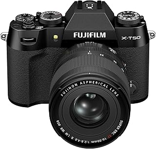 FUJIFILM X-T50 Black / 16-50 mm Kit