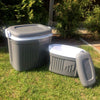 Set 2 Frigo bar termico da mare e campeggio con maniglia a serratura 8 e 32 lt