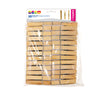 Mollette In Legno Busta Da 50Pz Dim. 72X10Mm Deco