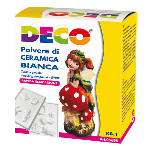 Polvere Di Ceramica Bianca 1Kg Deco