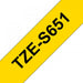 Tape Black on Yellow 24mm