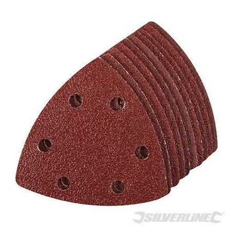 Fogli triangolari con fissaggio strappo 90 mm in ossido di alluminio varie grane prezzo Silverline